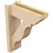 Ekena Millwork 5 1/2-in W x 14-in D x 18-in H Funston Slat Rough Cedar Woodgrain TimberThane Outlooker, Primed Tan OUTUR055X14X18FST24RCPR - alternate 6